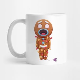 Christmas Sticker, Ginger Man Sticker Mug